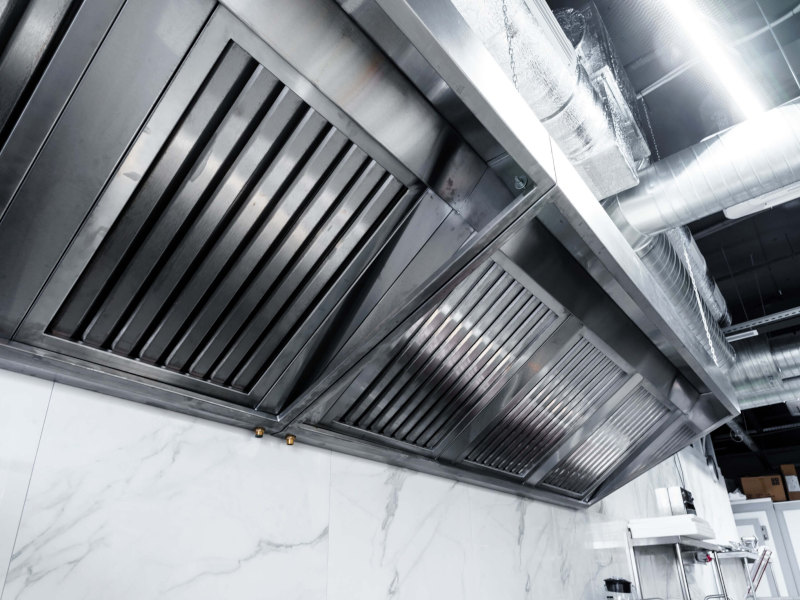 commercial kitchen exhaust duct cleaning system